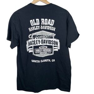 Harley-Davidson Black short sleeve pocket Men's T-Shirt